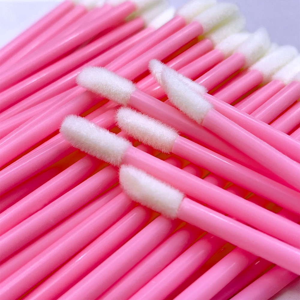 Eyelash Extension Natural - 50/500PCS Einweg Lippen Pinsel Wimpern Verlängerung