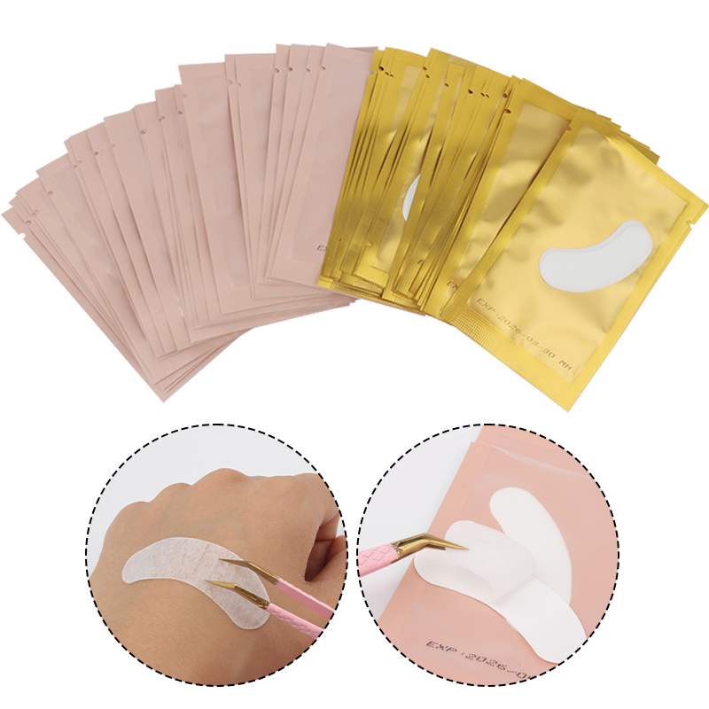 Eyelash Extension Glasses - 50 Paar Augenklappen unter den Augen,
