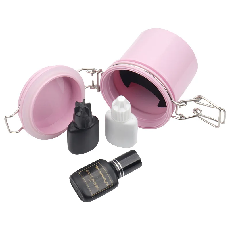 Eyelash Extension Double Lash - Wimpern Verlängerung Klebstoff Ständer Lagerung Jar