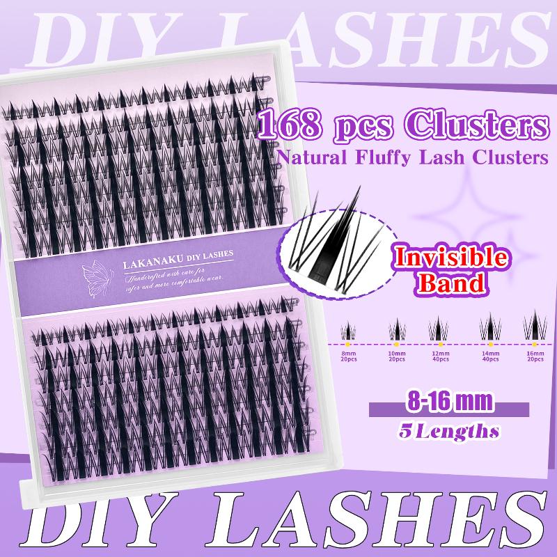 Eyelash Extension Natural - Natürliche Wimpern, Wimperncluster, individuell, flauschig, einfache