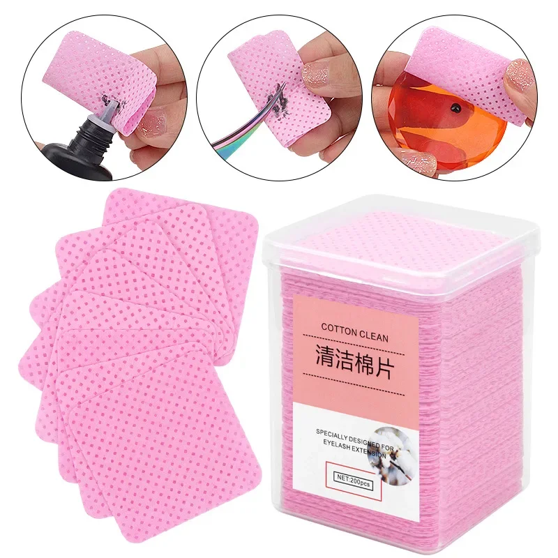 Eyelash Extension Glasses - Wimpern kleber entferner Wischt uch 200
