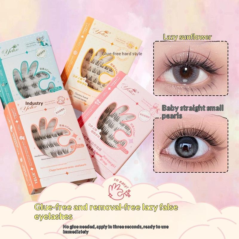 Lash Adhesive Glue - 7 Reihen selbstklebende Wimpern, kein Kleber,