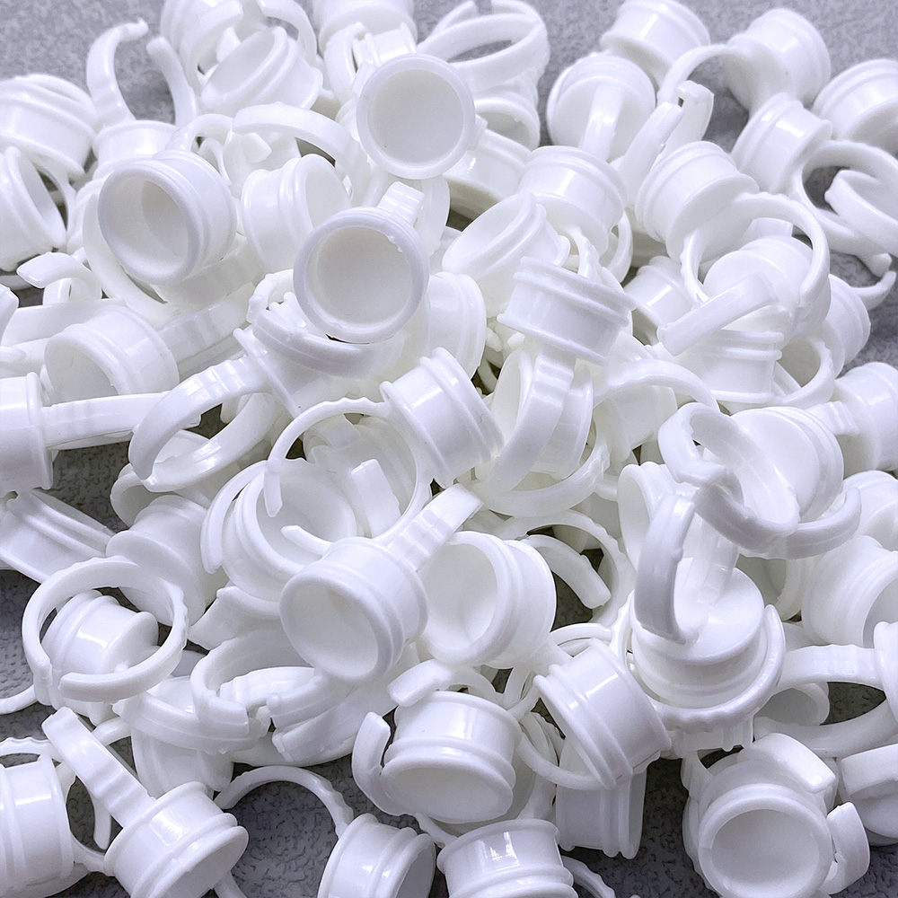 100Pcs Einweg Kleber Ring Tass – Eyelash Extension Double Lash Bewertung und Preis