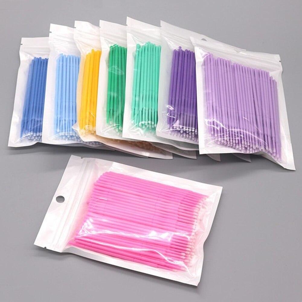 100 Stück/Set Mikro-Bürsten fü – Lash Adhesive Glue Bewertung und Preis