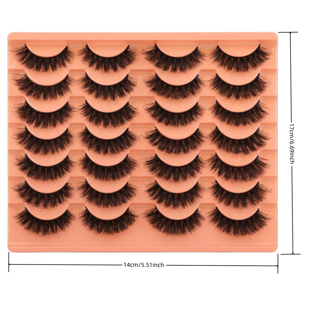 14 Paar Natürlich Aussehende F – Eyelash Extension Volume Cat Eye Bewertung und Preis