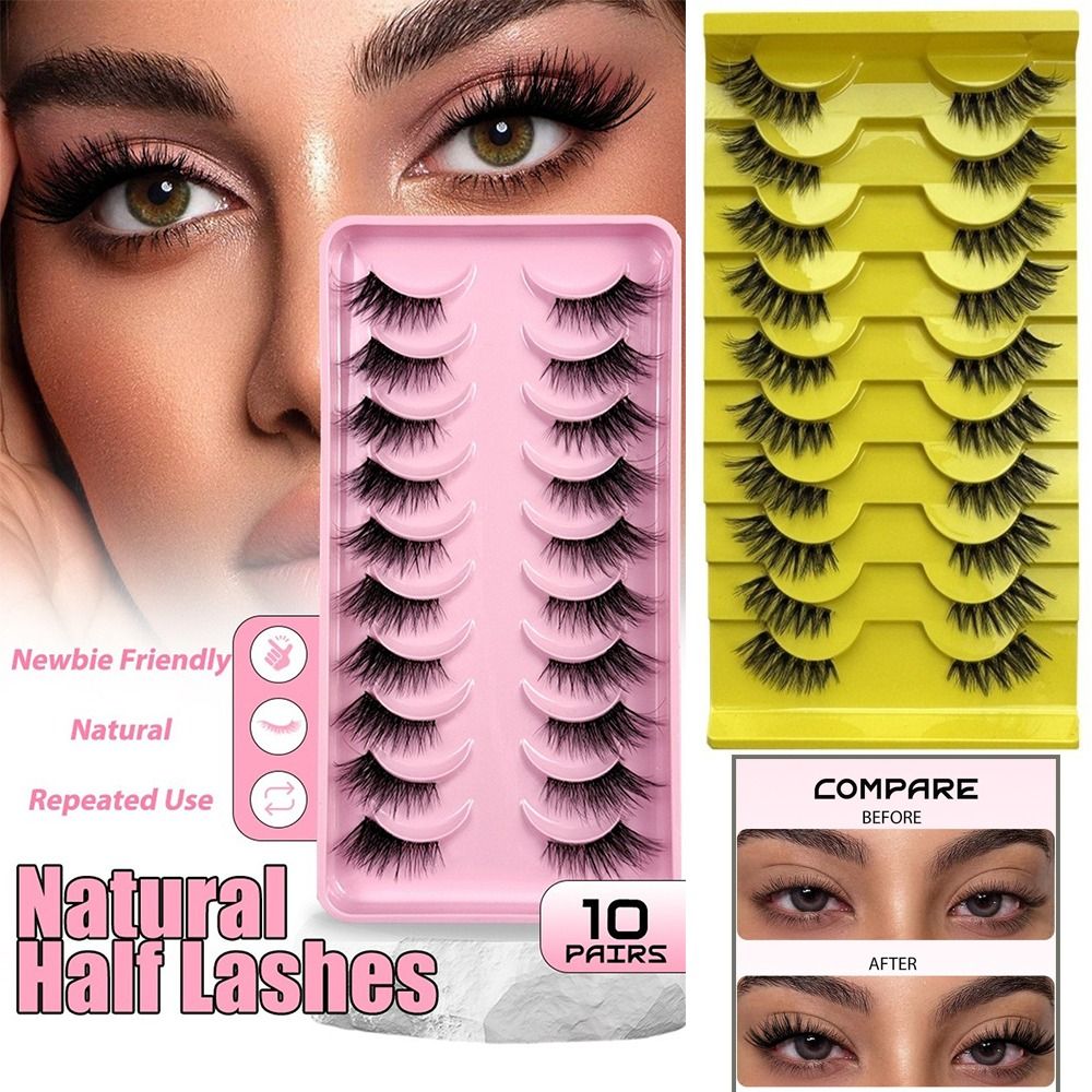 10 Paar Wiederverwendbare 3D D – Eyelash Extension Volume Cat Eye Bewertung und Preis
