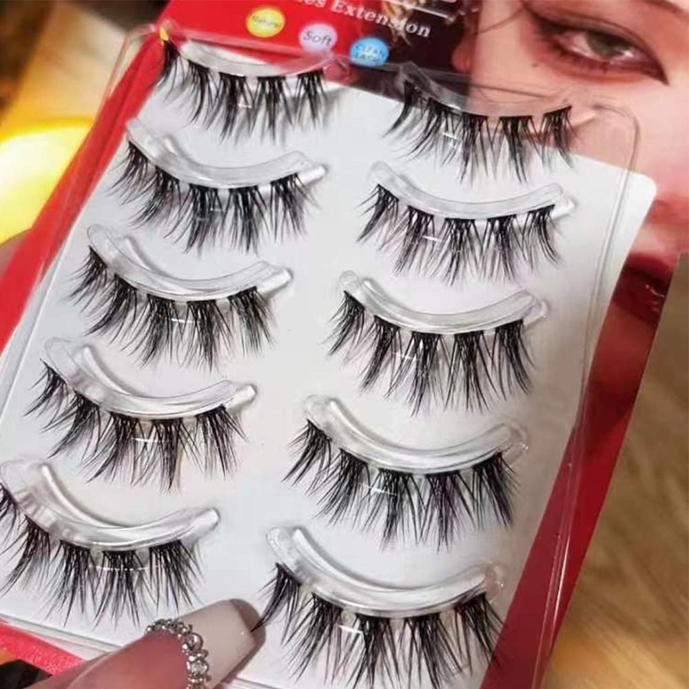 5 Paare 3d Nerz Katze Wimpern  – Eyelash Extension Volume Cat Eye Bewertung und Preis