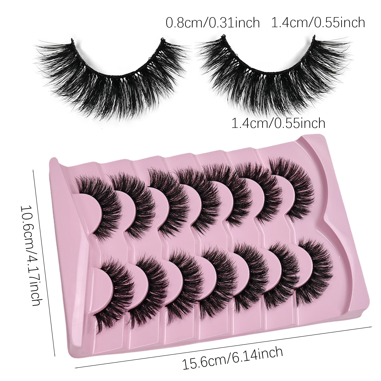 7 Paare Katzenauge Wimpern Vol – Eyelash Extension Volume Cat Eye Bewertung und Preis
