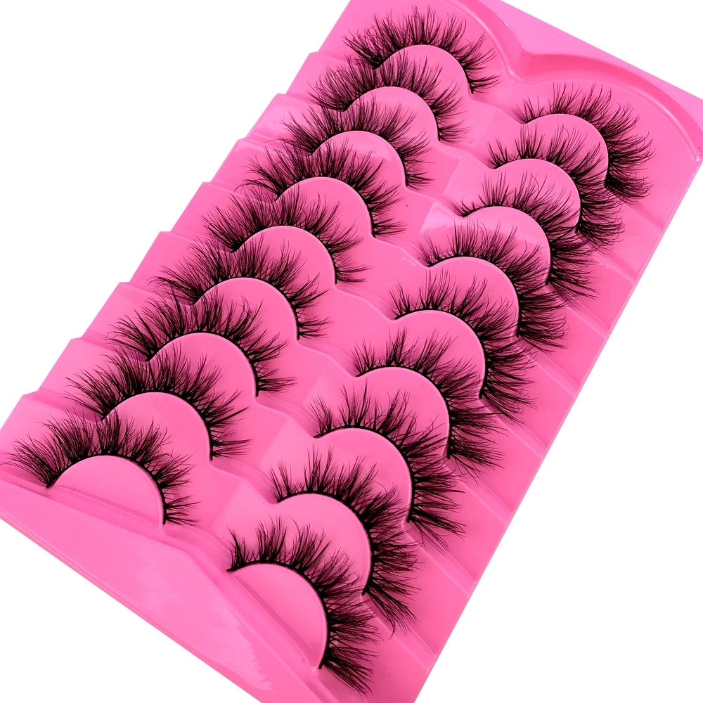 AMSDCN 9 Paar Nerzwimpern, fla – Eyelash Extension Volume Cat Eye Bewertung und Preis