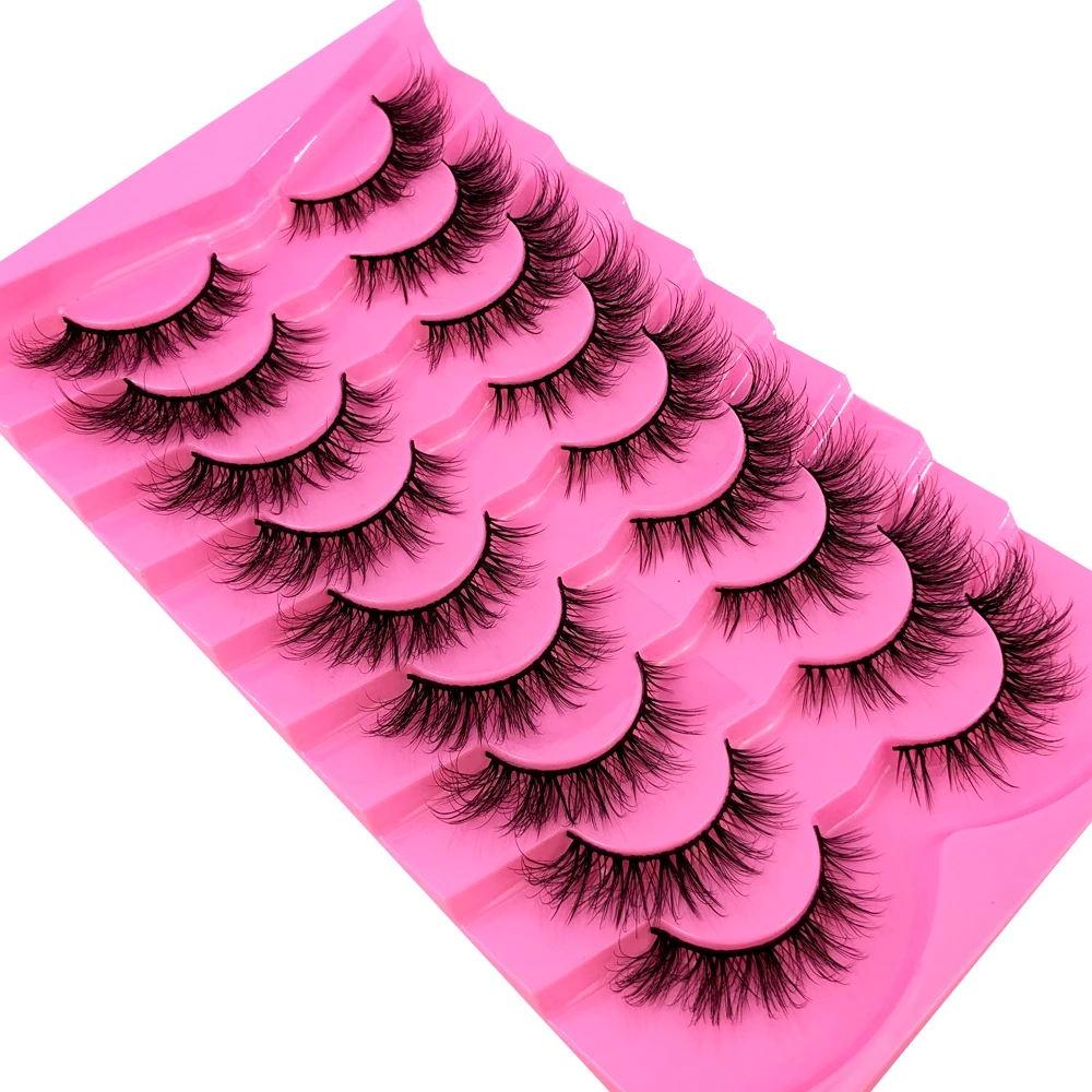 AMSDCN 9 Paar Nerzwimpern, fla – Eyelash Extension Volume Cat Eye Bewertung und Preis