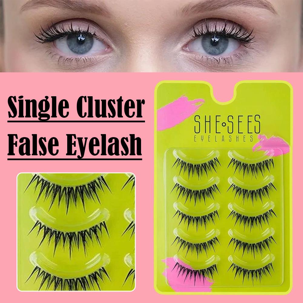 Natürliche Cluster-Falsche Wim – Eyelash Extension Volume Cat Eye Bewertung und Preis