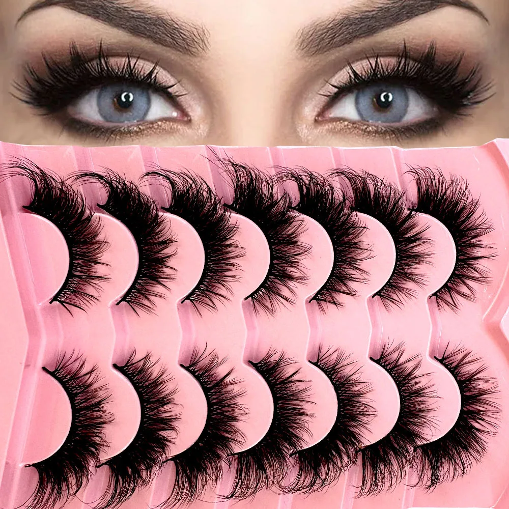 7 Paar dicke Katzenaugen-Wimpe – Eyelash Extension Volume Cat Eye Bewertung und Preis